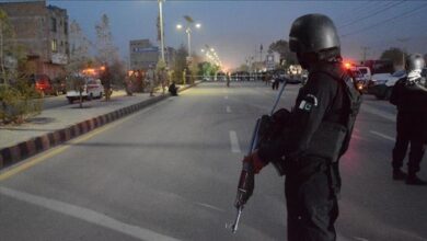 تصویر وقوع انفجار در پاکستان جان ۴ پولیس را گرفت