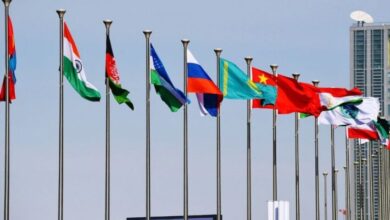 Orta Asya ülkeleri ve Çin Dışişleri Bakanları bir araya gelecek fotoğrafı