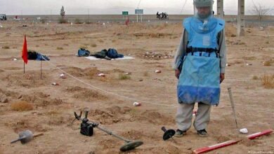تصویر اوچا: در ۳۴ سال حدود ۵۷ هزار افغان از انفجار ماین متاثر شده‌اند