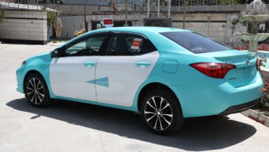 Taliban şehir taksileri için yeni bir renk seçti fotoğrafı