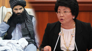 Roza Otenbayeva, Taliban İçişleri Bakani ile görüştü fotoğrafı