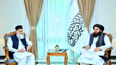 Pakistan Büyükelçisi Amir Khan Mutaghi ile Kabil’de bir araya geldi fotoğrafı