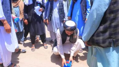 Belh vilayetinin Kaldar ilçesi sakinleri sağlık merkezi inşa ediyor fotoğrafı