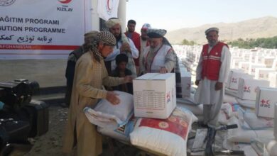 Kapısa’daki Türk Kızılayı cemaati 400 aileye gıda yardımında bulundu fotoğrafı