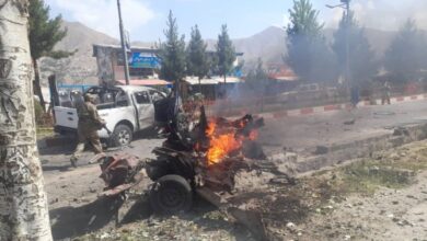 تصویر در پی وقوع یک انفجار در بدخشان معاون والی این ولایت کشته شد
