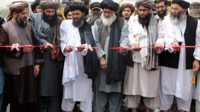 Kabil-Kandahar karayolunun asfaltlanmasına başlandı fotoğrafı