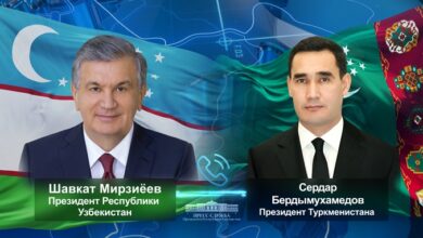 Türkmenistan devlet erkanı Şavkat Mirziyoyev’i seçim galibiyeti ile tebrik etti fotoğrafı