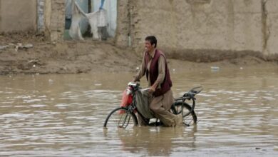 تصویر ریاست هواشناسی از احتمال بارند شدید در ۱۷ ولایت کشور هشدار داد