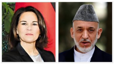 تصویر کرزی با وزیر خارجه آلمان در مورد وضعیت افغانستان صحبت کرد