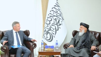 Abbas Stanekzai UNAMA vekili ile görüştü fotoğrafı