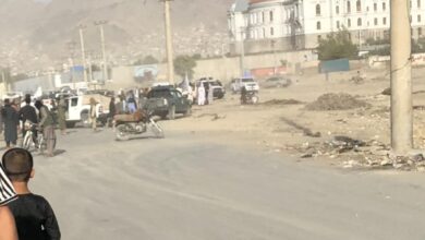 تصویر وقوع انفجار در ساحه دارالامان کابل جان دو تن را گرفت