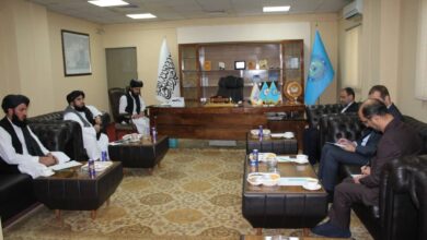 تصویر معاون سفیر ایران با معاون وزیر داخله طالبان دیدار نمود