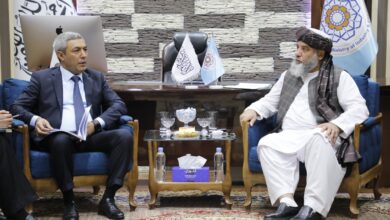 تصویر وزیر صنعت و تجارت طالبان با هیات ازبکستانی ملاقات نمود