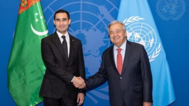 Türkmenistan Devlet Başkanı Antonio Guterres ile görüştü fotoğrafı