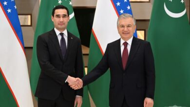 Özbekistan ve Türkmenistan Cumhurbaşkanları ikili ilişkilerin geliştirilmesini görüştü fotoğrafı