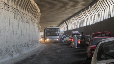 Photo of Salang highway was opened for passenger and cargo vehicles