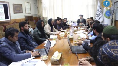 Photo of The Ministry of Public Health is building health shelters in Helmand