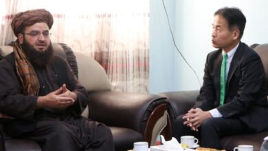 Photo of Atiqullah Azizi, Minister of Culture and Arts of the Ministry of Information, met with Takayoshi Kuromaya, Ambassador of Japan in Kabul