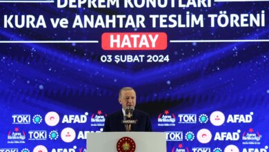 تصویر اردوغان: ایکی آی ایچینده ۷۵ مونگ تازه جای سالیپ ییرتترمه سینده زیان گورنلره پایلاجاق