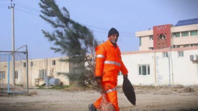 Hava kirliliğini önlenmesi ve yeşil alanların genişletilmesi amacıyla Belh vilayetinde fidan dikim kampanyası başladı fotoğrafı