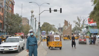 تصویر مسوولان ترافیک شهر جلال آباد می گویند که افزایش اشاره های ترافیکی در جاده های این شهر دوباره فعال می شود