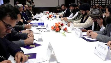 تصویر نشستی به هدف گسترش روابط بازرگانی با اسلام‌آباد در کابل برگزار شد