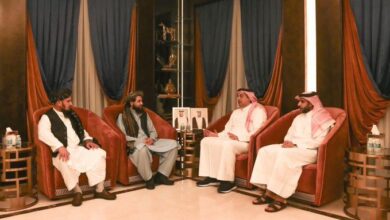 Photo of Maulvi Muhammad Yaqub Mujahid met with Khaled bin Muhammad bin Al-Attiyah, Deputy Prime Minister and Minister of Defense of Qatar