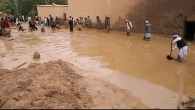 تصویر احتمال سرازیر شدن سیلاب‌ها در ده ولایت