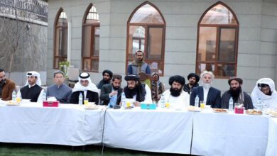 تصویر مولوی عبدالکبیر معاون سیاسی ریاست‌الوزرا بار دیگر گفته که داعش در افغانستان سرکوب شده و هیچ‌کسی نباید برای قوی نشان دادن آن «لابی‌گری» کند