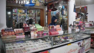 تصویر بازار خدیجه‌ الکبری دومین بازار تجارتی ویژه‌ی زنان در شهر مزارشریف مسدود شد