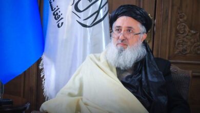 تصویر دیدار دین محمد حنیف با دیف ایستمن رییس منطقوی نهاد آی‌ایم‌سی