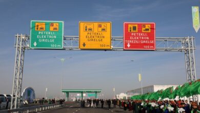 Aşkabat-Türkmenabat hızlı otoyolunun Tejen-Mary kesimi açıldı fotoğrafı