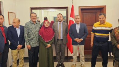 Photo of Turkish Ambassador Jang Onal met with the Malaysian delegation in Kabul