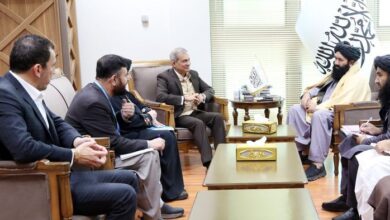 Photo of Mohammad Yunus Akhundzadeh, Acting Minister of Rural Reconstruction and Development, met with Andrika Ratwata, Deputy Special Representative of the United Nations