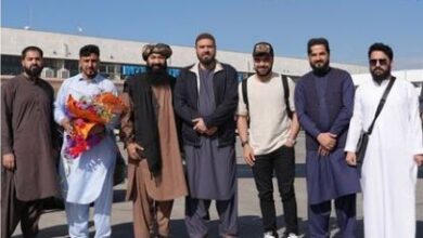 Photo of Rashed Khan Arman, the bowler of the Afghanistan national cricket team return to Afghanistan after 4 years