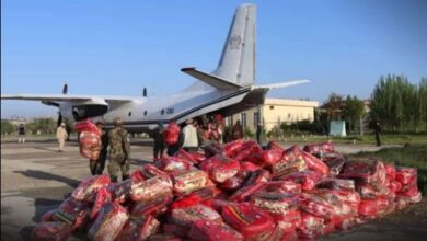 Photo of Relief shipments for the flood victims of Ghor reached the city of Firouz Koh