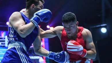 Photo of Afghan boxer Qais Alizadeh won the second place in Asia