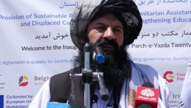 تصویر تاکید خلیل‌الرحمن حقانی بر فراگیری علوم عصری در کشور