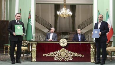 تصویر تۆرکمنیستان بیلن ایران ینگ آراسیندا ایلالاشیق شرطنامالاری باغلاشیلدی