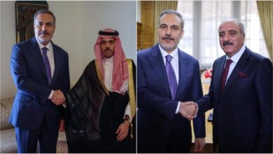 تصویر هاکان فیدان عربیستان و تونس ینگ داشاری ایشلر وزیرلری بیلن دوشوشدی