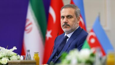 تصویر ایران، روسیا، آذربایجان و ارمنیستان ینگ داشاری ایشلر وزیرلری آنکارادا