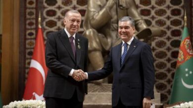 Photo of Erdogan’s telephone conversation with the national leader of Turkmenistan