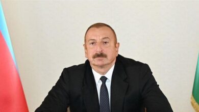 تصویر علی یف ارمنیستان ینگ اؤتۆنچ سوُراماغینی ایسله دی