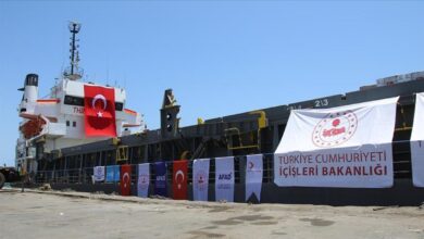 Photo of The ship carrying Turkish humanitarian aid arrived in Somalia