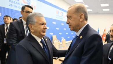 تصویر أردوُغان میرضیایف بیلن دوشوشدی