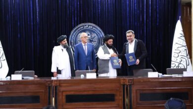 Photo of Jawzjan gas extraction contract with Uzbek company