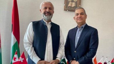 Photo of Haji Sadrakhil’s meeting with the UN humanitarian aid coordinator
