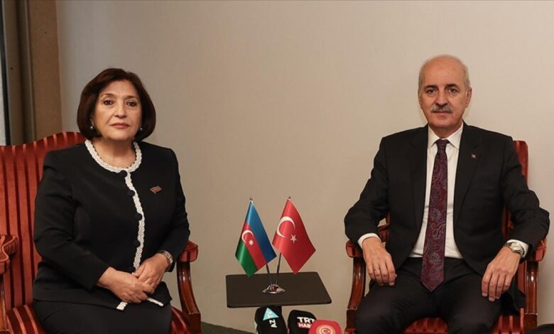 Photo of The meeting and discussion between the heads of parliaments of Türkiye and Azerbaijan in Geneva