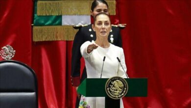 Photo of Mexico’s first female president was sworn in