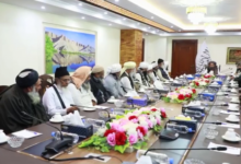 Photo of Mullah Baradar Meets Indian, Bangladeshi Scholars, Speaks of Intl Relations